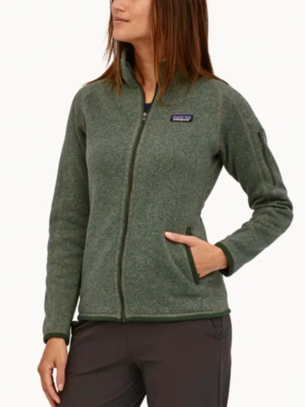Women’s Patagonia Better Sweater Fleece Jacket Small Green